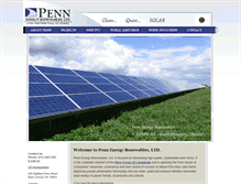 Tablet Screenshot of pennenergyrenewables.com